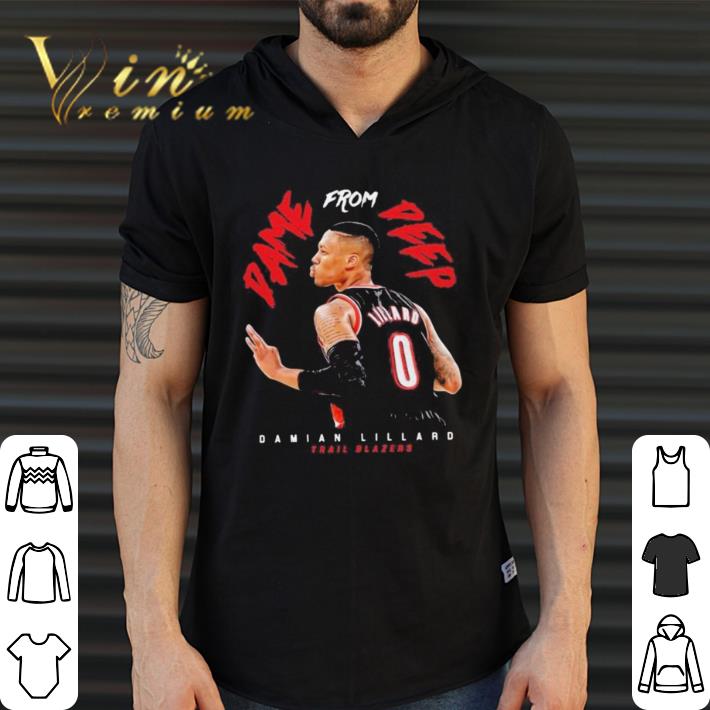 Awesome from pame peep damian lillard trail blazers shirt