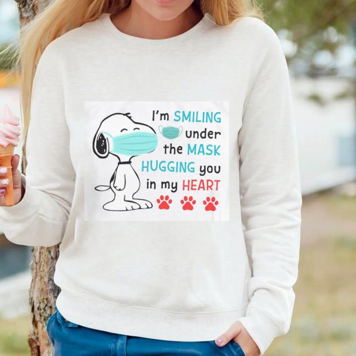 Premium Snoopy Face Mask I'm Smiling Under The Mask Hugging You In My Heart shirt 77d8506e premium snoopy face mask i m smiling under the mask hugging you in my heart shirt 4 - Premium Snoopy Face Mask I'm Smiling Under The Mask Hugging You In My Heart shirt