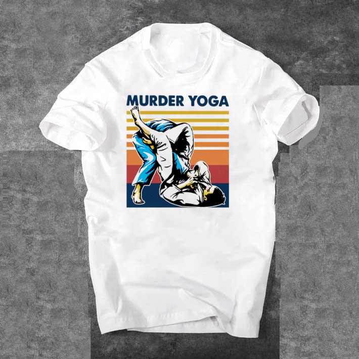 Funny Jiu Jitsu Murder Yoga vintage shirt