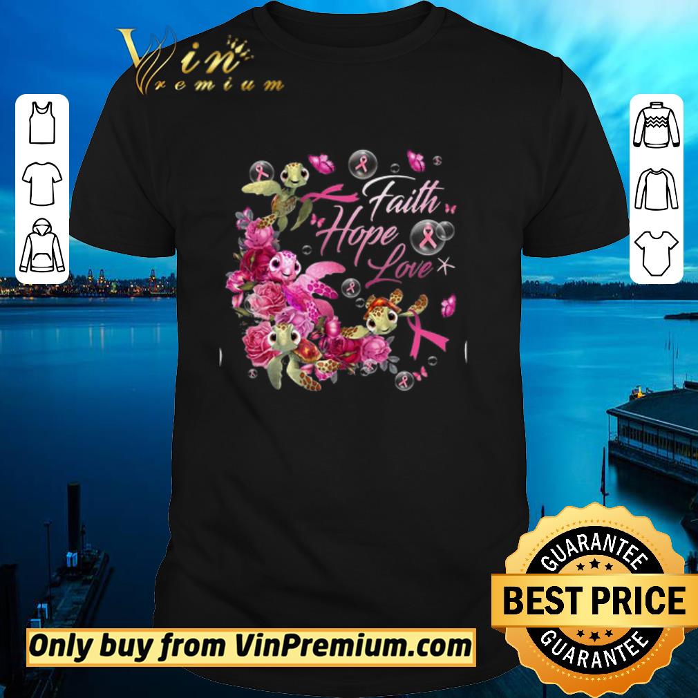 Funny Fuck Breast Cancer Middle Finger Pink Ribbon Awareness shirt