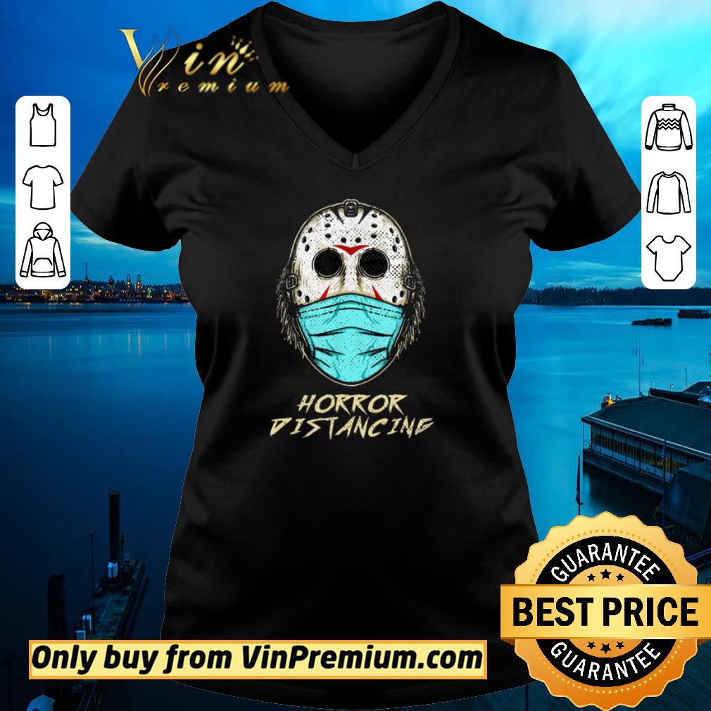 Face Mask Horror Distancing Happy Halloween shirt