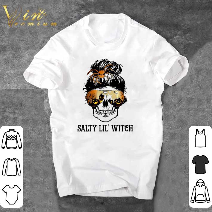 Pretty Pug Grey Moon Happy Halloween shirt