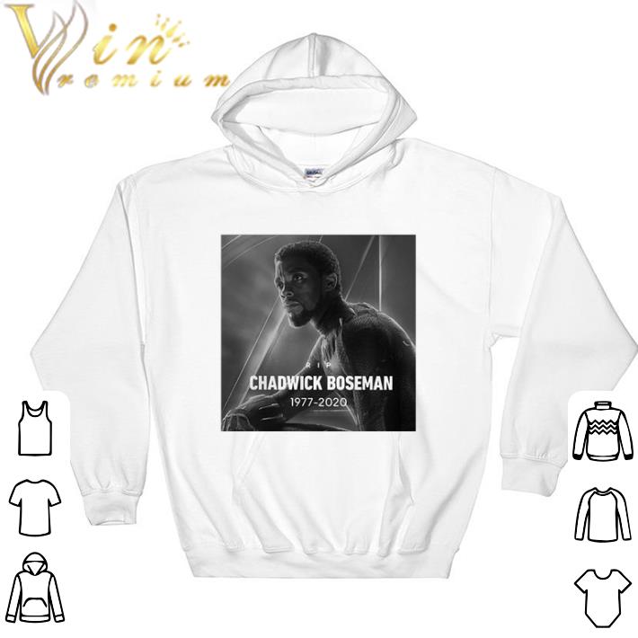 8d86c592 official rip chadwick boseman black panther 1977 2020 thank you for the memories shirt 4 - Official RIP Chadwick Boseman Black Panther 1977-2020 Thank You For The Memories shirt