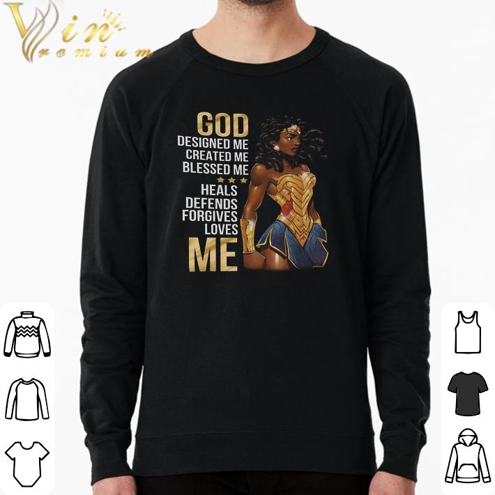 Premium Wonder Woman God Designed Me Created Me Blessed Me Heals Defends Forgives shirt 9192505a premium wonder woman god designed me created me blessed me heals defends forgives shirt 4 - Premium Wonder Woman God Designed Me Created Me Blessed Me Heals Defends Forgives shirt