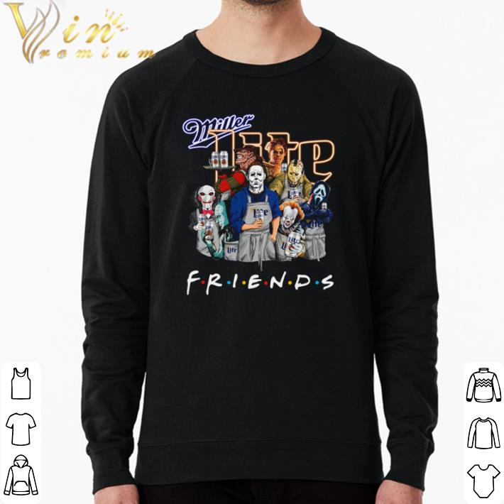 Pretty Horror character friends drink Miller Lite shirt 931018db pretty horror character friends drink miller lite shirt 4 - Pretty Horror character friends drink Miller Lite shirt