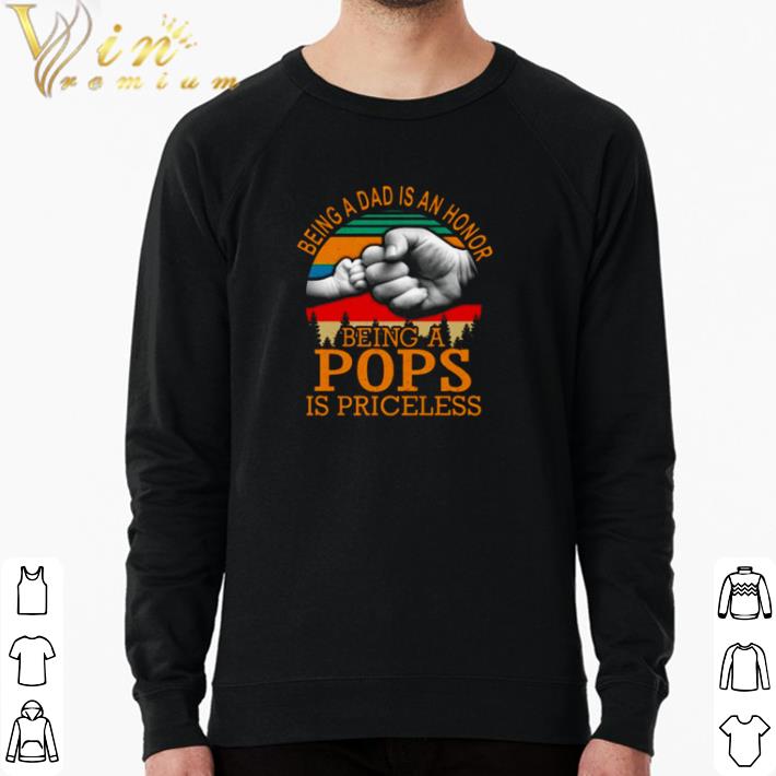 a755de16 official being a dad is an honor being a pops is priceless vintage shirt 4 - Official Being a dad is an honor being a pops is priceless vintage shirt