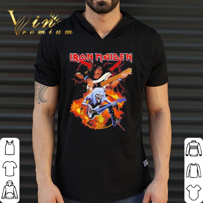 Original Skeleton iron maiden band guitar shirt Original Skeleton iron maiden band guitar shirt