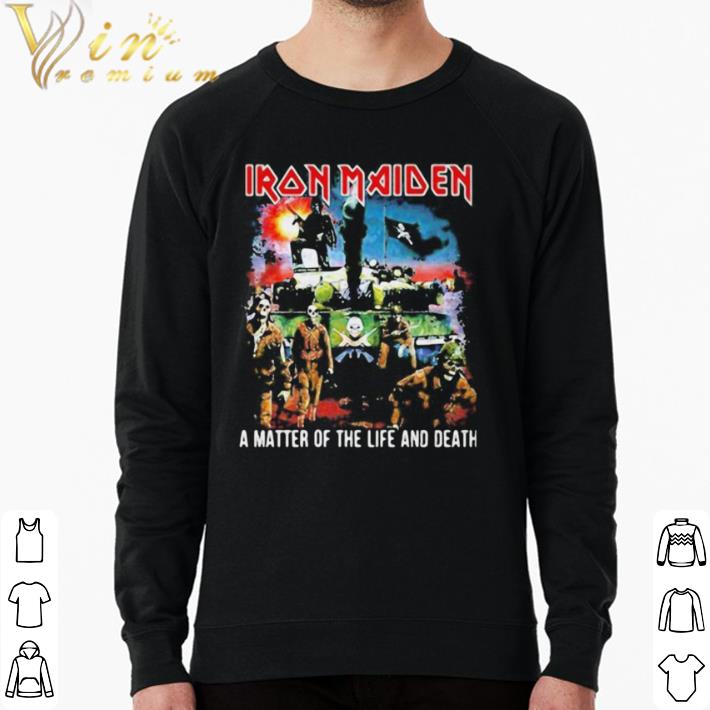 aab985cf pretty iron maiden band skeleton a matter of the life and death shirt 4 - Pretty Iron maiden band skeleton a matter of the life and death shirt