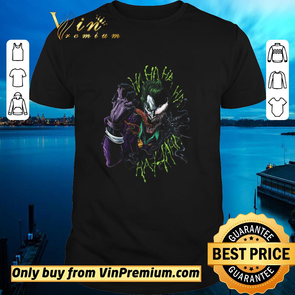 Awesome Joker And Venom Mashup Hahaha shirt