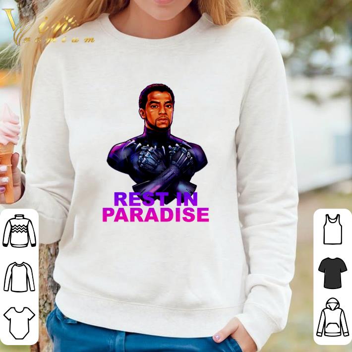 b9ec27b1 official chadwick boseman black panther rest in paradise shirt 4 - Official Chadwick Boseman Black Panther rest in paradise shirt