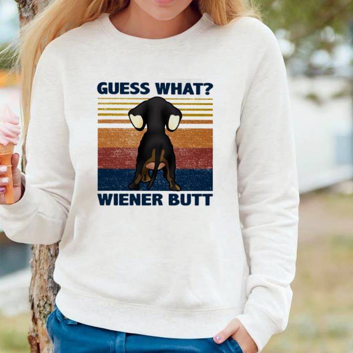 c144f0fa top dachshund guess what wiener butt vintage shirt 4 - Top Dachshund guess what wiener butt vintage shirt