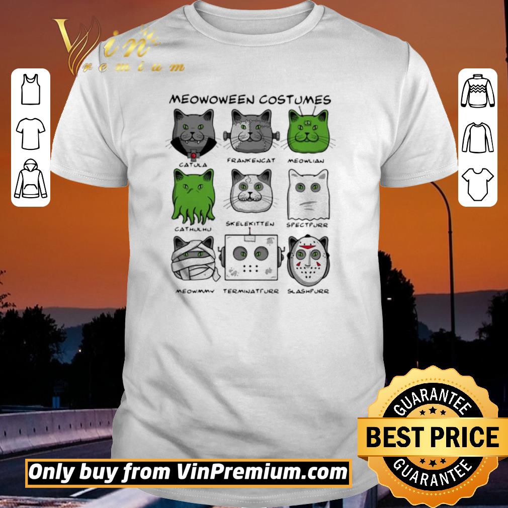 Hot Meowoween costumes terminatpurr spectpurr shirt