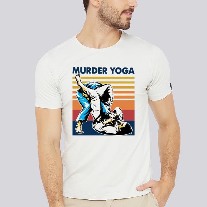Funny Jiu Jitsu Murder Yoga vintage shirt