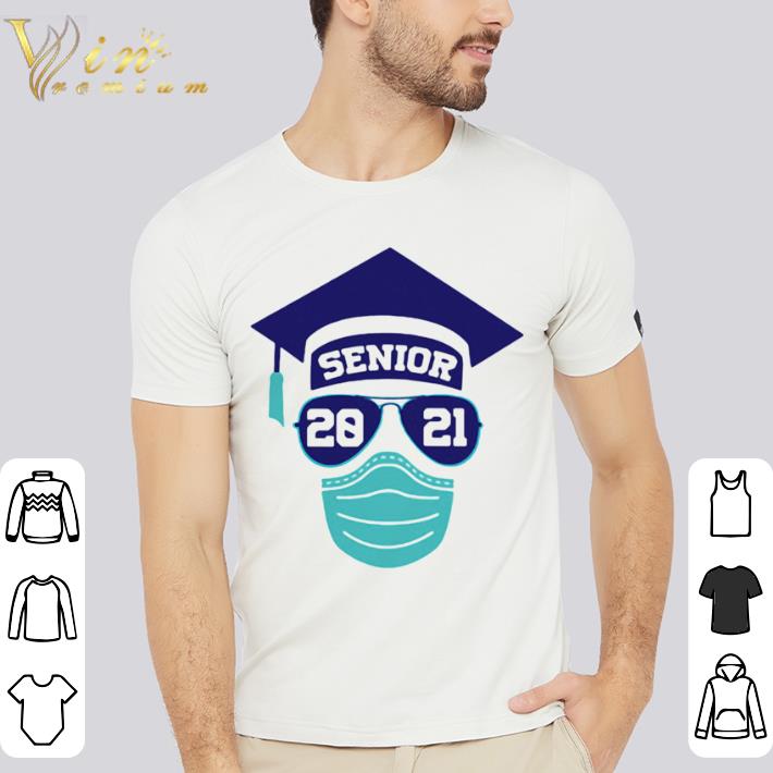 Hot Senior 2021 sunglasses mask graduation shirt Hot Senior 2021 sunglasses mask graduation shirt