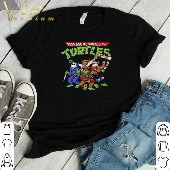 Funny Horror teenage mutant killer turtles shirt