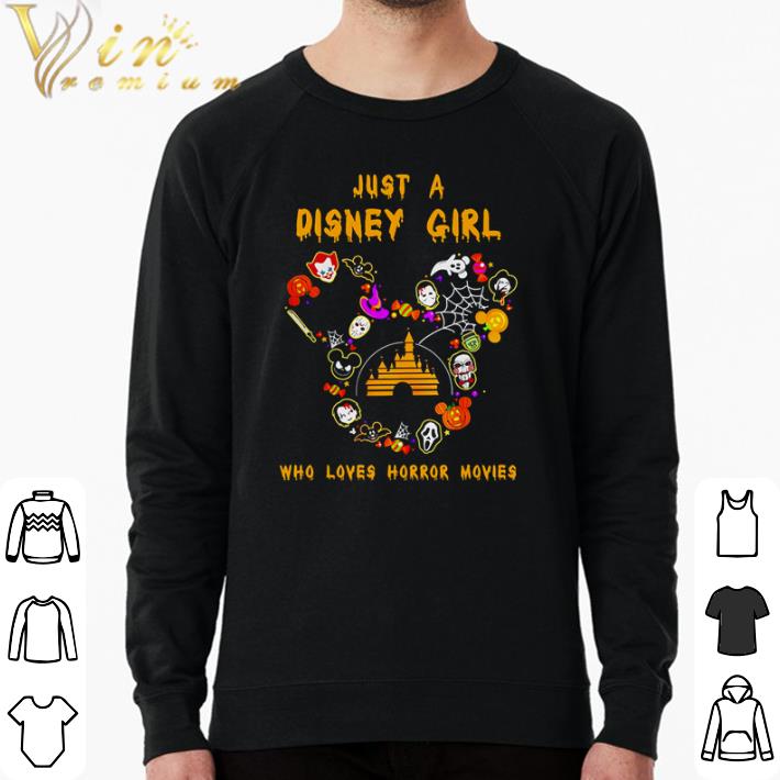 Official Just a Disney girl who loves Horror Movies shirt d98657a5 official just a disney girl who loves horror movies shirt 4 - Official Just a Disney girl who loves Horror Movies shirt