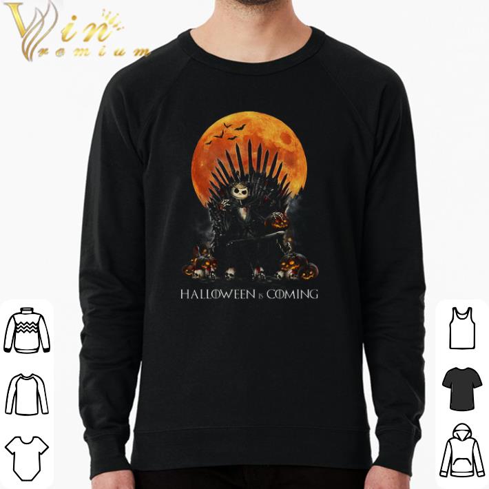 Jack Skellington Of Nightmare Halloween Is Coming shirt e70f8c30 jack skellington of nightmare halloween is coming shirt 4 - Jack Skellington Of Nightmare Halloween Is Coming shirt