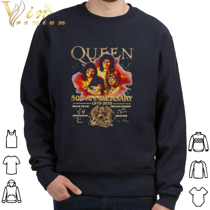 eb8724b1 top queen 50th anniversary 1970 2020 thank you for the memories shirt 4 - Top Queen 50th anniversary 1970 2020 thank you for the memories shirt