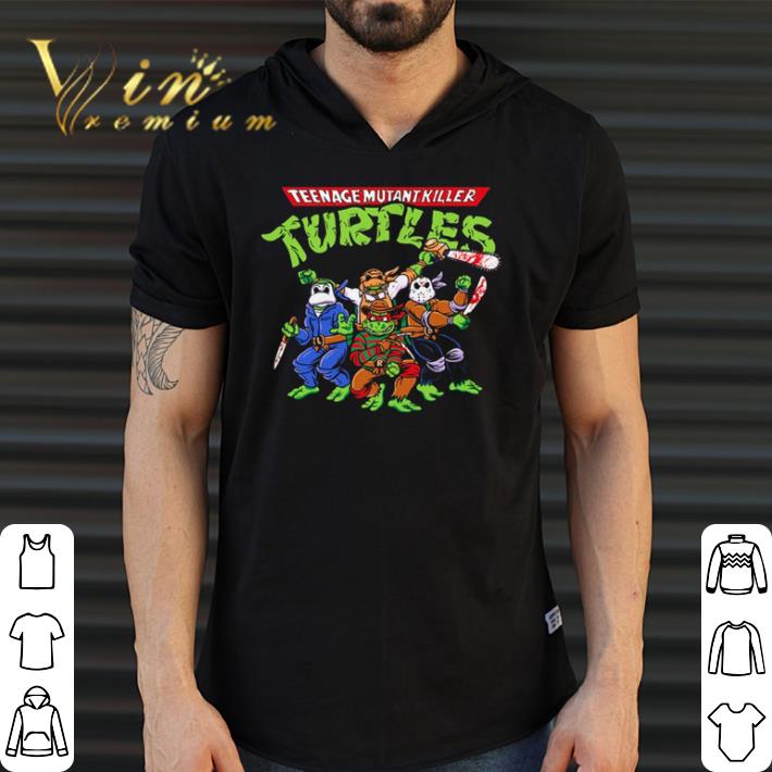 Funny Horror teenage mutant killer turtles shirt
