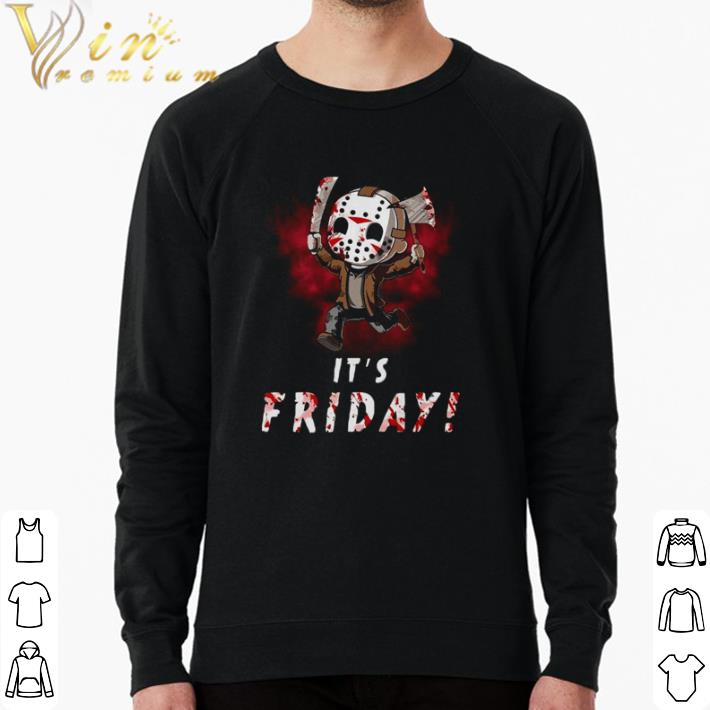 Official It’s Friday 13th Funny Halloween Horror Graphic shirt f47cfd66 official it s friday 13th funny halloween horror graphic shirt 4 - Official It’s Friday 13th Funny Halloween Horror Graphic shirt