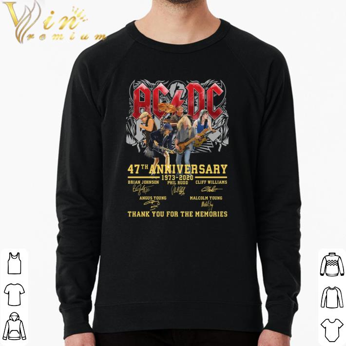Awesome AC DC 47th anniversary 1973 2020 signatures thank you for the memories shirt fd5f588a awesome ac dc 47th anniversary 1973 2020 signatures thank you for the memories shirt 4 - Awesome AC DC 47th anniversary 1973 2020 signatures thank you for the memories shirt