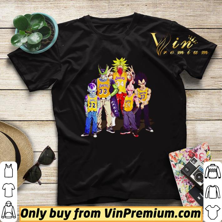 029e6c4c nice lakers members make dragon ball full color characters shirt 4 - Nice Lakers members make Dragon Ball full color characters shirt