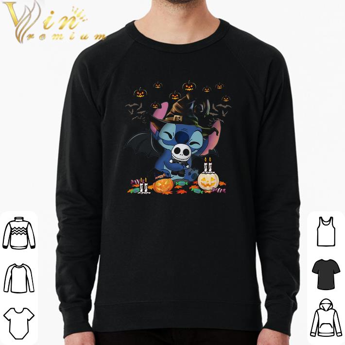 08f7fee4 original witch stitch hug jack nightmare pumpkin happy halloween shirt 4 - Original Witch Stitch Hug Jack Nightmare Pumpkin Happy Halloween shirt