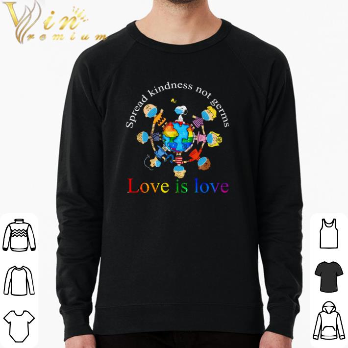 Premium Peanuts character spread kindness not germs love is love shirt 1356aad5 premium peanuts character spread kindness not germs love is love shirt 4 - Premium Peanuts character spread kindness not germs love is love shirt