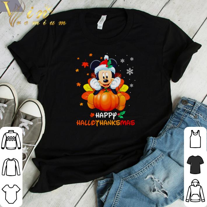 Hot Mickey Mouse Pumpkin Happy Hallothanksmas shirt
