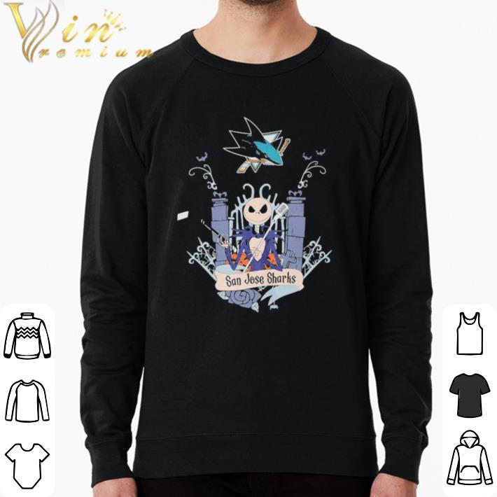 1f1a25f3 original halloween jack skellington san jose sharks shirt 4 - Original Halloween jack skellington san jose sharks shirt