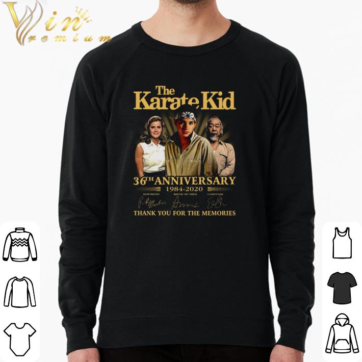 2d30bb6c nice the karate kid 36th anniversary 1984 2020 signature thank you for the memories shirt 4 - Nice The Karate Kid 36th Anniversary 1984 2020 Signature Thank You For The Memories shirt