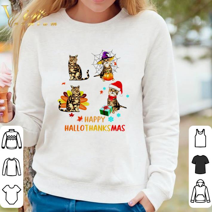 312ec6fc top cat halloween thanksgiving christmas happy hallothanksmas shirt 4 - Top Cat Halloween Thanksgiving Christmas happy Hallothanksmas shirt