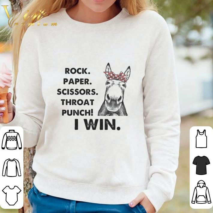 Official Donkey rock paper scissors throat punch i win shirt 318ef082 official donkey rock paper scissors throat punch i win shirt 4 - Official Donkey rock paper scissors throat punch i win shirt
