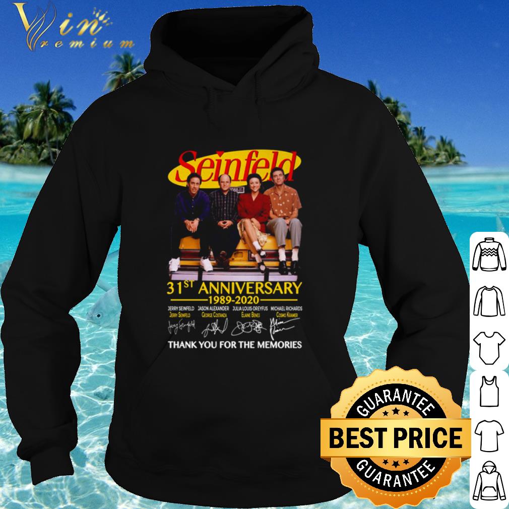 3e78308f official seinfeld 31st anniversary 1989 2020 signatures thank you for the memories shirt 4 - Official Seinfeld 31st anniversary 1989 2020 signatures thank you for the memories shirt