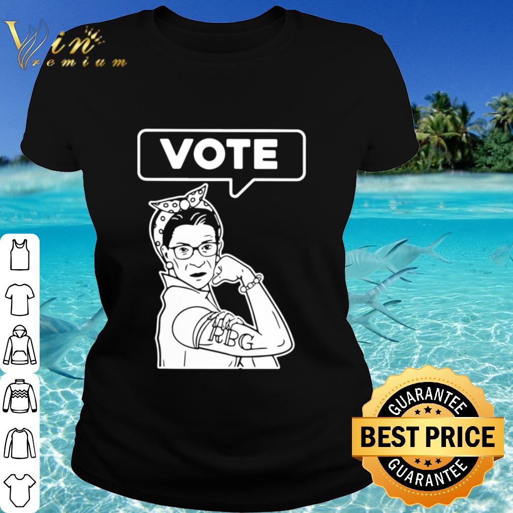 Official Good rip rbg ruth bader ginsburg vote shirt