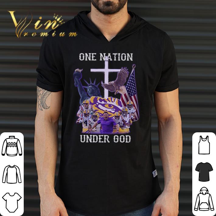 Funny LSU Tigers one nation under god shirt Funny LSU Tigers one nation under god shirt