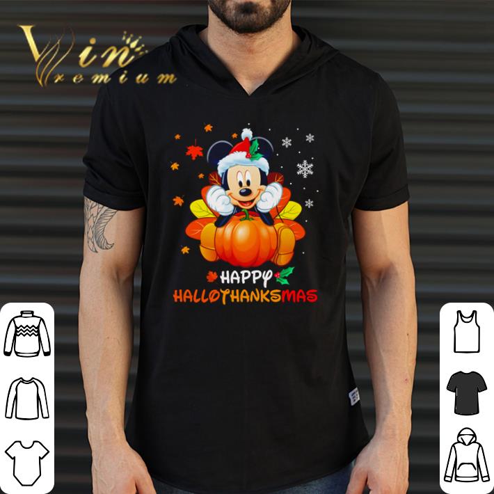 Hot Mickey Mouse Pumpkin Happy Hallothanksmas shirt