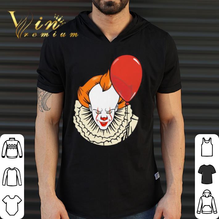 Funny Happy halloween pennywise holding balloon shirt
