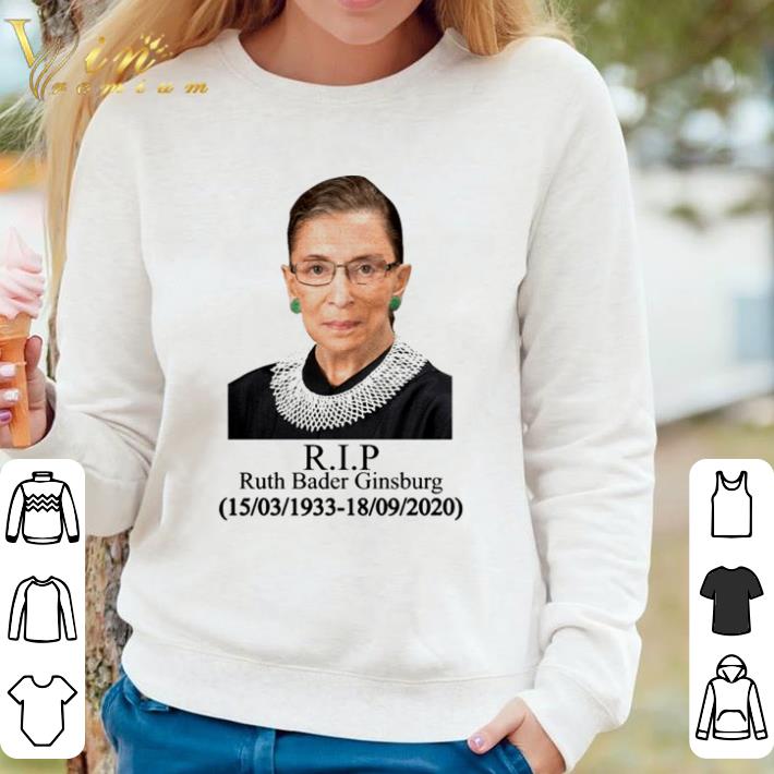 5e80e6dd premium ruth bader ginsburg r i p 1933 2020 shirt 4 - Premium Ruth Bader Ginsburg R.I.P 1933-2020 shirt