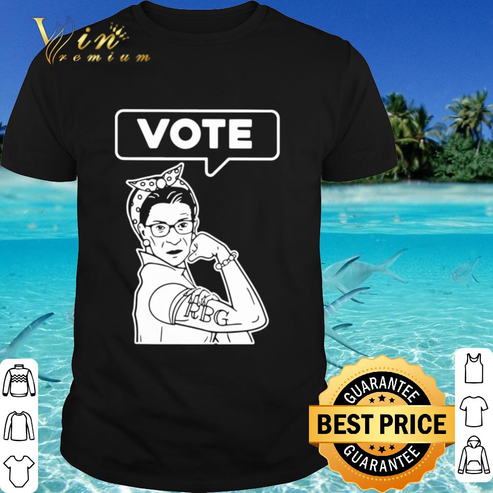 Official Good rip rbg ruth bader ginsburg vote shirt