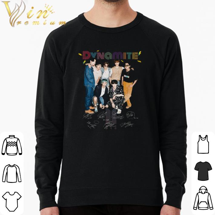 860f95b5 funny dynamite bts band signature shirt 4 - Funny Dynamite BTS Band Signature shirt