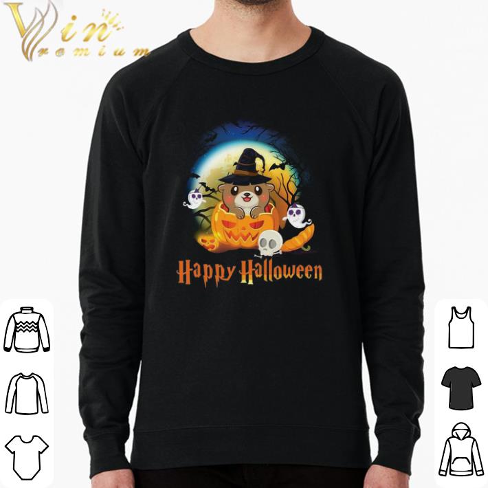 89d6ec07 pretty otter cute drawing witch happy halloween shirt 4 - Pretty Otter Cute Drawing Witch Happy Halloween shirt