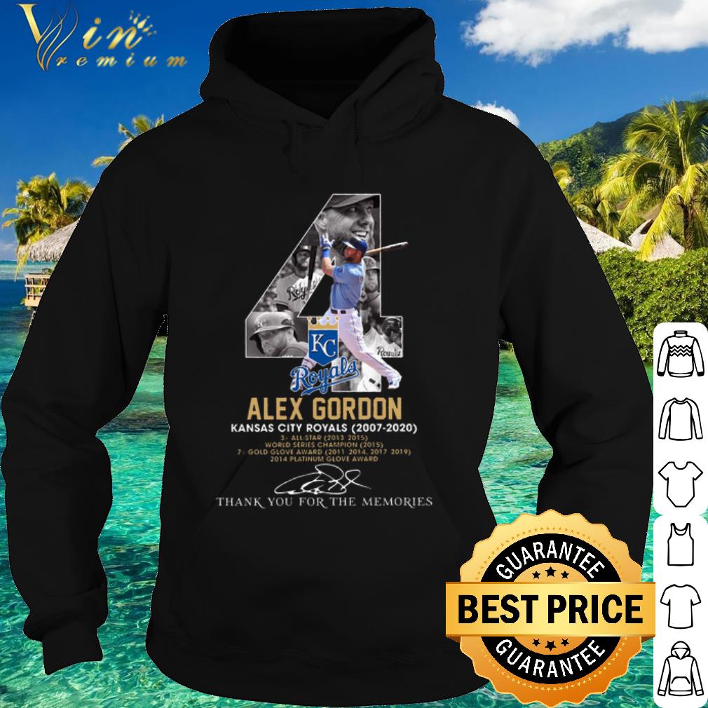 8fcc1e00 alex gordon kansas city royals 2007 2020 thank you for the memories shirt 4 - Alex gordon kansas city royals 2007 2020 thank you for the memories shirt