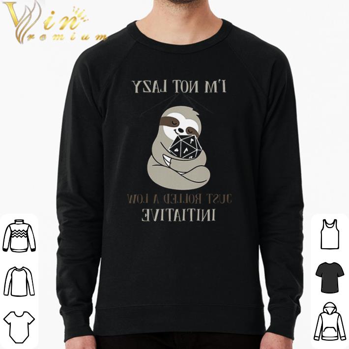 9660c815 official sloth im not lazy just rolled a low initiative shirt 4 - Official Sloth Im Not Lazy Just Rolled A Low Initiative shirt