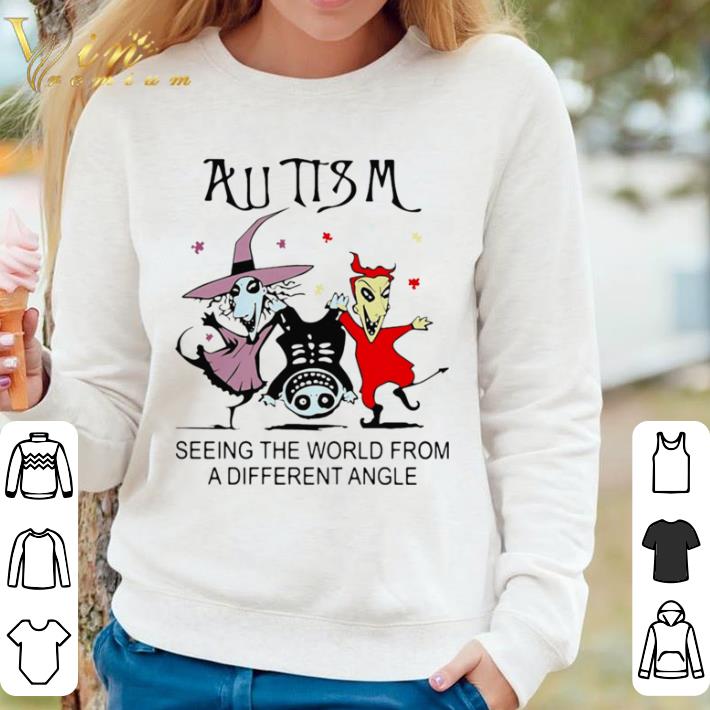 add18c37 pretty halloween autism seeing the world from a different angle shirt 4 - Pretty Halloween Autism seeing the world from a different angle shirt
