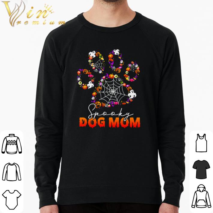 d8afa67a hot halloween paw dog spooky dog mom shirt 4 - Hot Halloween Paw dog spooky dog mom shirt