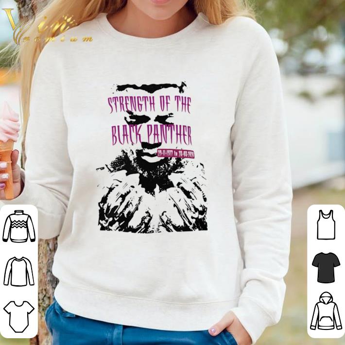 e71429a3 funny rip chadwick strength of the black panther 1977 2020 shirt 4 - Funny Rip chadwick strength of the black panther 1977 2020 shirt