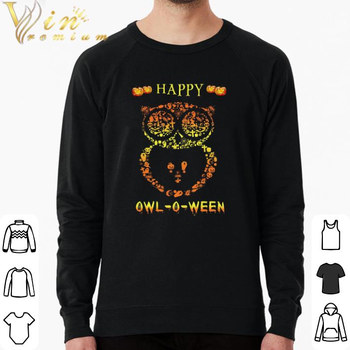ec25ede3 pretty happy owl o ween happy halloween shirt 4 - Pretty Happy Owl O Ween Happy Halloween shirt