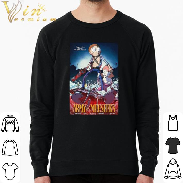 Nice Rick And Morty Army Of Darkness Mashup shirt ee59063e nice rick and morty army of darkness mashup shirt 4 - Nice Rick And Morty Army Of Darkness Mashup shirt