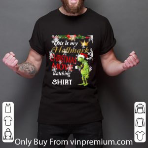 Awesome Grinch This Is My Hallmark Christmas Movie Watching 2020 shirt 2